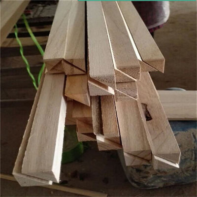 11 mm x 11 mm di legno, scarpone di paolownia, triangolo, strisce di legno con tenore di umidità dell'8%-12%