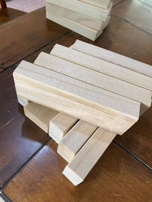 Polownia blocchi di legno per giocattoli di costruzione con spessore personalizzato