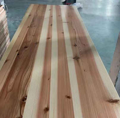 12-30mm AB Grade Custom Painted Solid Wood Joint Panel per la tavola di cedro di abete