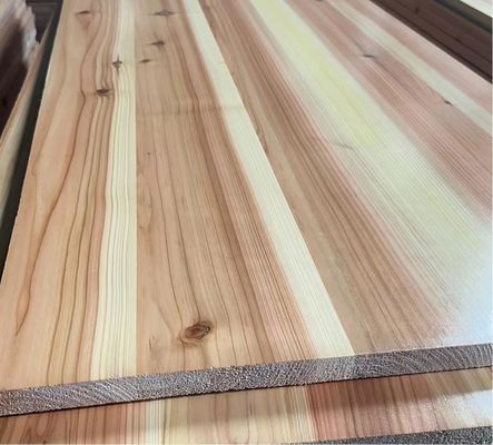 12-30mm AB Grade Custom Painted Solid Wood Joint Panel per la tavola di cedro di abete