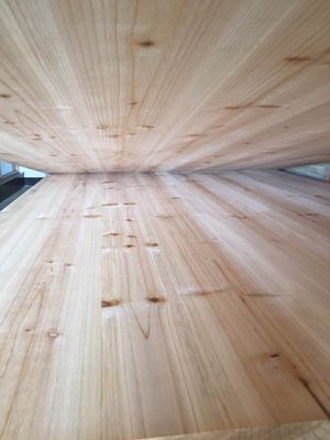 12-30mm AB Grade Custom Painted Solid Wood Joint Panel per la tavola di cedro di abete