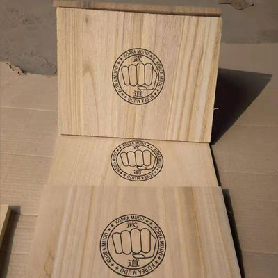 Logo personalizzato Taekwondo Tavolo di legno per la tavola di rottura in attrezzature sportive