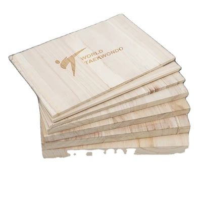 Logo personalizzato Paulownia Taekwondo Break Boards di legno con 225x300mm Dimensioni