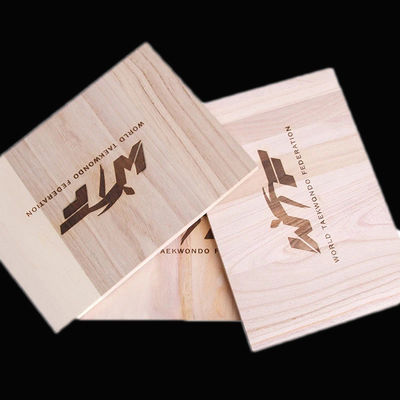 Unisex Taekwondo Breaking Board Colore naturale 225x300MM Personalizzato