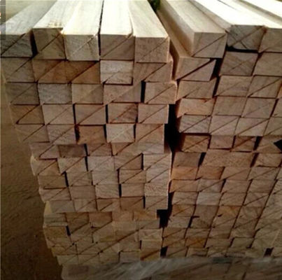 8%-12% Contenuto di umidità Pavolonia Triangolo Camfer Strisce di legno per fabbricazione