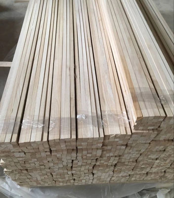 8%-12% Contenuto di umidità Pavolonia Triangolo Camfer Strisce di legno per fabbricazione