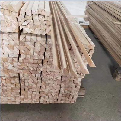8%-12% Contenuto di umidità Pavolonia Triangolo Camfer Strisce di legno per fabbricazione