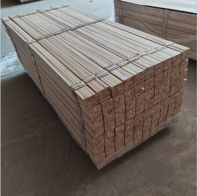 8%-12% Contenuto di umidità Pavolonia Triangolo Camfer Strisce di legno per fabbricazione