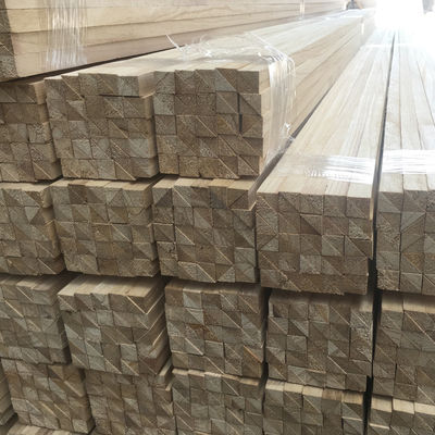 11 mm x 11 mm di legno, scarpone di paolownia, triangolo, strisce di legno con tenore di umidità dell'8%-12%