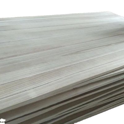 Dimensioni personalizzate Tavola comune a dita di legno Paulownia con legno massello in colore naturale