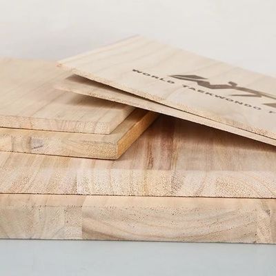 Logo personalizzato 225X300MM Tavoli di rottura di paolownia per karate taekwondo