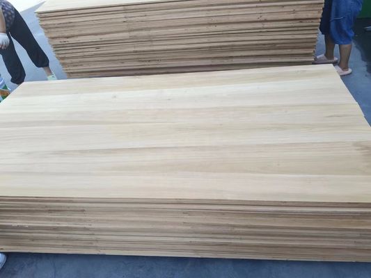 Pannelli di legno incollati a bordo di pioppo carbonizzati per la costruzione di edifici Lunghezza 100 mm-2440 mm
