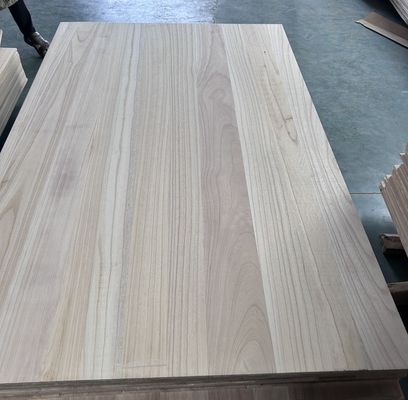 Panello in legno massello di taglia personalizzata di pino di pioppo paolownia per la decorazione domestica