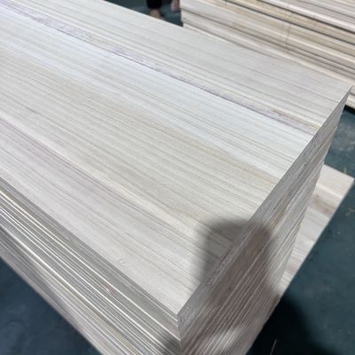 Panello in legno massello di taglia personalizzata di pino di pioppo paolownia per la decorazione domestica