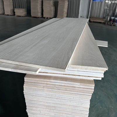 Panello in legno massello di taglia personalizzata di pino di pioppo paolownia per la decorazione domestica