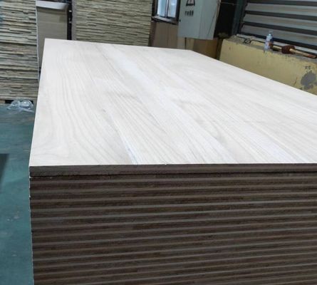 FSC certificato pannello da tavolo in legno di paolownia in 2440x1220 o 1200x600 o dimensioni personalizzate