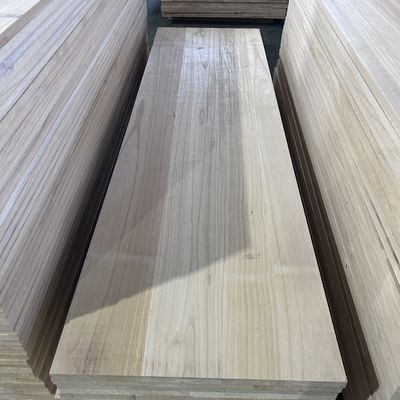 Pannello di paolownia di alta qualità per bare Contenuto di umidità 8%-12% Pannello di legno naturale
