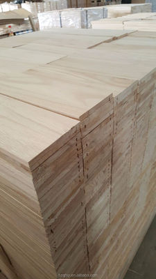 Legno massello Paulownia Bordello incollato Stile di design cinese Pannelli di legno personalizzabili