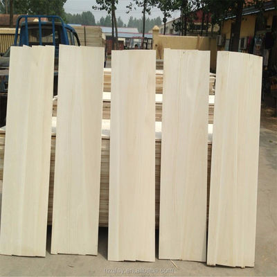 Legno di paolownia Legno massello segato Legno di paolownia a strisce Capacità di soluzione di progetto