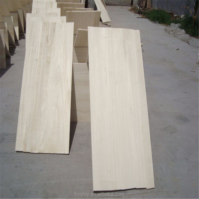 Legno di paolownia Legno massello segato Legno di paolownia a strisce Capacità di soluzione di progetto