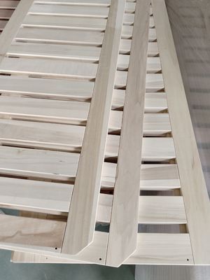 100-1220 mm di larghezza Cornice di letto in legno massello con spessore personalizzato e lamiere in legno di pioppo
