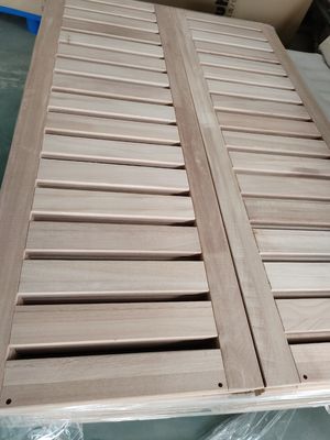 100-1220 mm di larghezza Cornice di letto in legno massello con spessore personalizzato e lamiere in legno di pioppo