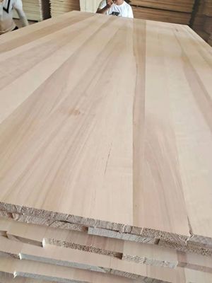 Moderno design Populus spp Tavola di legno di pioppo per mobili Contenuto di umidità 8%-12%