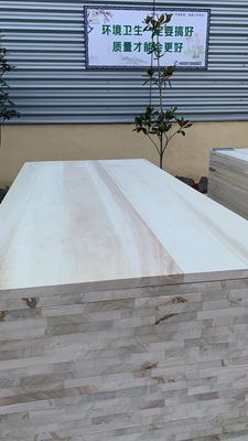 100 mm-2440 mm Tessitura naturale Mobili in legno massello Piastra di pioppo Pannello bordo cartone incollato