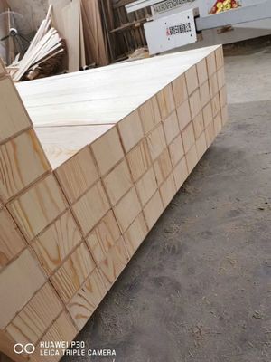 Cornice di letto in paolownia con pannelli di legno con un tenore di umidità dell'8%-12% e ardesie di legno