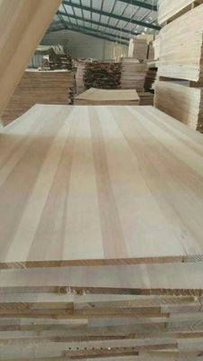 Tessitura naturale Arredamento in legno massello Pioppo Paulownia Pino Piastra di bordo Tavola incollata