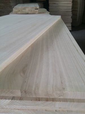 Tessitura naturale Arredamento in legno massello Pioppo Paulownia Pino Piastra di bordo Tavola incollata