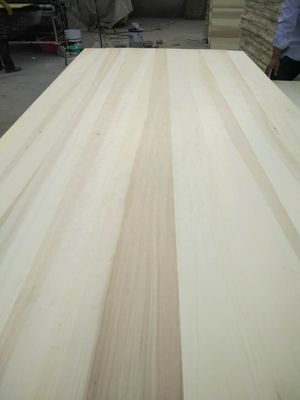 Tessitura naturale Arredamento in legno massello Pioppo Paulownia Pino Piastra di bordo Tavola incollata