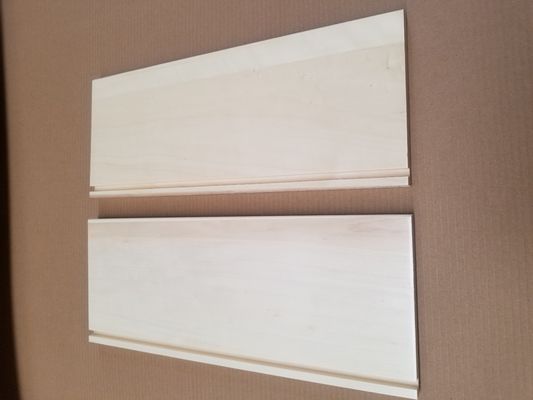 Tavolo di cassetti di pioppo Paulownia rifinito e pulito per armadietti in stile contemporaneo