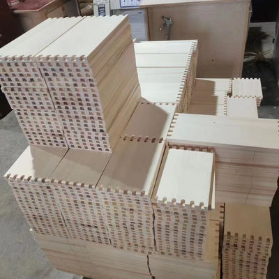 Legno solido Tavola a scanalatura a coda di cavallo per mobili di design moderno