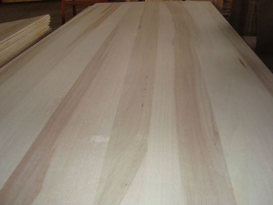 100mm-2440mm lunghezza pannello di pioppo sbiancato per soggiorno Qingfa Legname di pioppo naturale