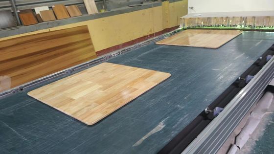 Tavolo di scrivania in legno massello da rovere UV Tavolo di gomma per scrivanie in legno massello
