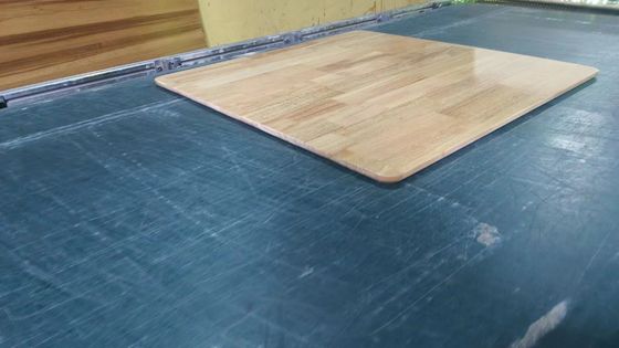 Tavolo di scrivania in legno massello da rovere UV Tavolo di gomma per scrivanie in legno massello