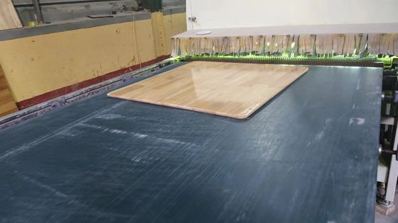 Tavolo di scrivania in legno massello da rovere UV Tavolo di gomma per scrivanie in legno massello