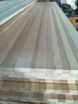 Spessore personalizzato di legno massello di base di legno di paolownia legno snowboard 1500x460x12mm per standard