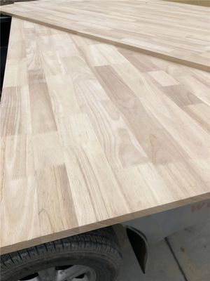 Legno di gomma legno a maniche di legno massello larghezza 100-1220 mm per mobili interni