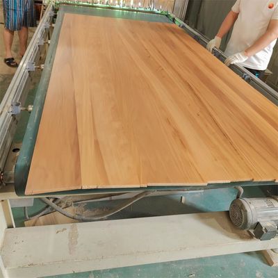 Moderno stile di design Tavola di legno massello rivestito con pannelli di legno di grado AB all'interno di ABC