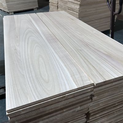 Dimensioni personalizzate Tavola di legno massello Paulownia AA Tavola di legno massello Paulownia con ricambi gratuiti
