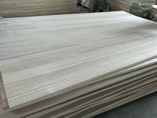 Legno massello Colla di paolownia Pannelli di legno Finger Joint Board con Tempo di produzione 5-15 giorni