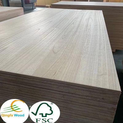 Legno massello di paolognia di grado BC per fogli di paolognia naturali o sbiancati