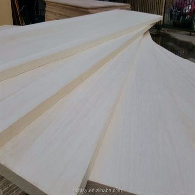 Pannelli di legno massello tradizionale in legno di paolownia originario sbiancato 3 mm-50 mm
